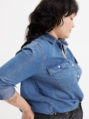 Levi's® In Patches 2 Curve Doreen Utility Denim Shirt - Image 3 of 6