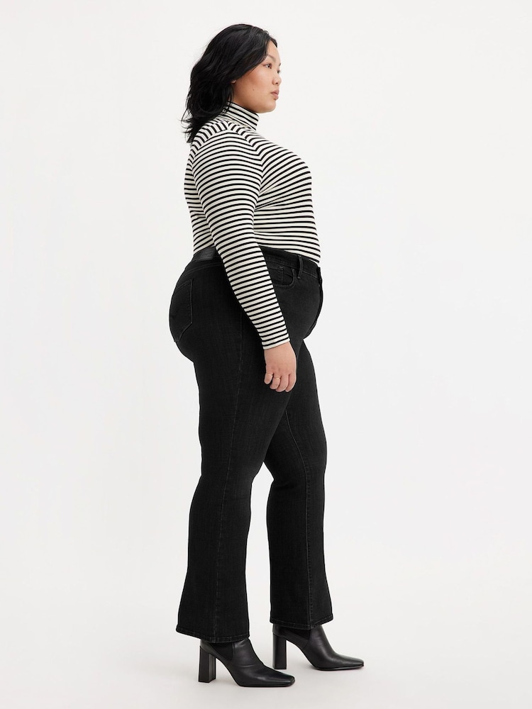Soft Black - Levi's® 315 Curve Shaping Bootcut Jeans - Image 3 of 4