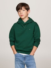 Tommy Hilfiger Green Tommy Hilfiger Unisex Timeless Hoodie - Image 1 of 5