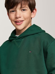 Tommy Hilfiger Green Tommy Hilfiger Unisex Timeless Hoodie - Image 4 of 5