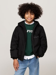 Tommy Hilfiger Black Light Padded Ribstop Jacket - Image 1 of 5