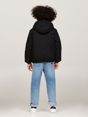 Tommy Hilfiger Black Light Padded Ribstop Jacket - Image 3 of 5