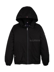 Tommy Hilfiger Black Light Padded Ribstop Jacket - Image 5 of 5