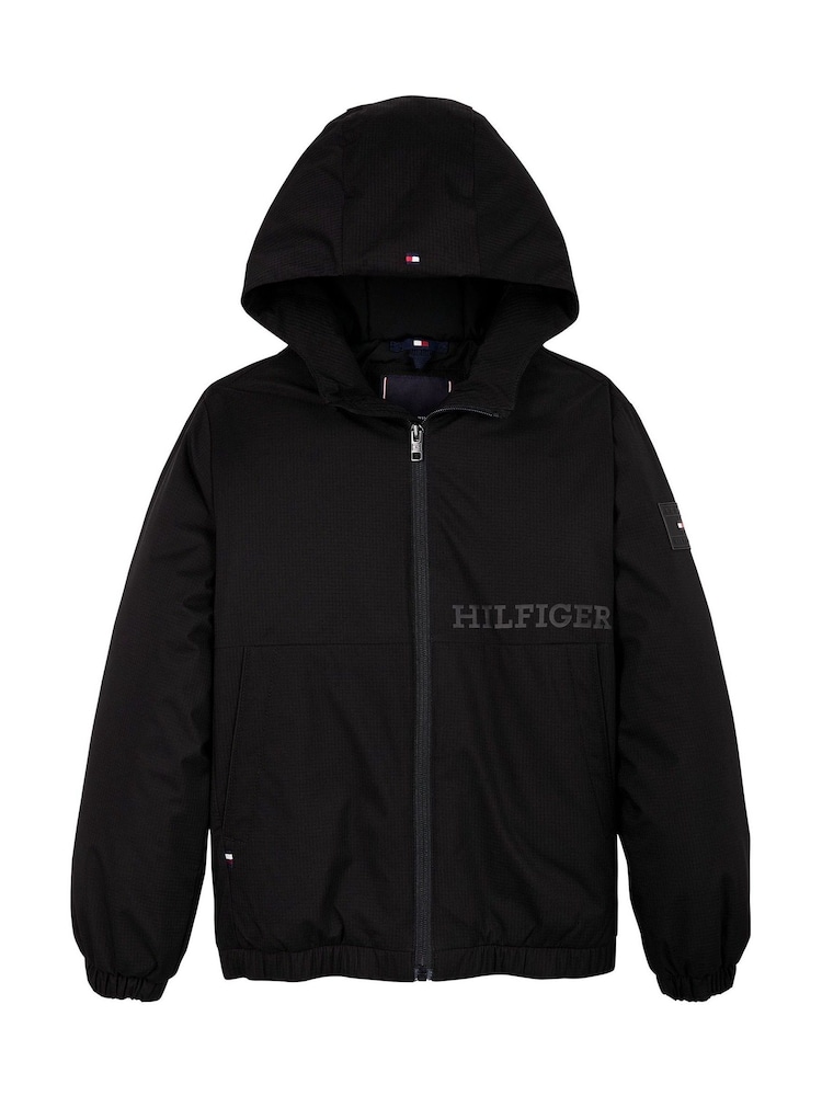 Tommy Hilfiger Black Light Padded Ribstop Jacket - Image 5 of 5