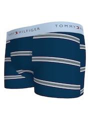 Tommy Hilfiger Signature Essential Print Blue Trunks 2 Pack - Image 3 of 7