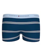 Tommy Hilfiger Signature Essential Print Blue Trunks 2 Pack - Image 4 of 7
