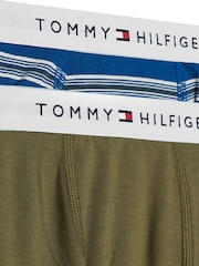 Tommy Hilfiger Signature Essential Print Blue Trunks 2 Pack - Image 6 of 7
