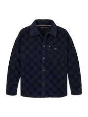 Tommy Hilfiger синие вельветовые рубашки в шахматную клетку - Изображение 5 из 5
