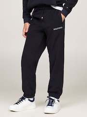 Tommy Hilfiger Blue Unisex Polar Fleece Joggers - Image 1 of 5