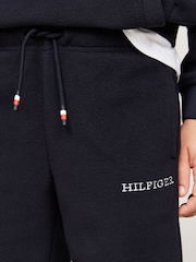 Tommy Hilfiger Blue Unisex Polar Fleece Joggers - Image 4 of 5