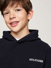 Tommy Hilfiger Blue Tommy Hilfiger Unisex Polar Fleece Hoodie - Image 3 of 5