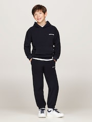 Tommy Hilfiger Blue Tommy Hilfiger Unisex Polar Fleece Hoodie - Image 4 of 5