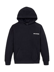 Tommy Hilfiger Blue Tommy Hilfiger Unisex Polar Fleece Hoodie - Image 5 of 5