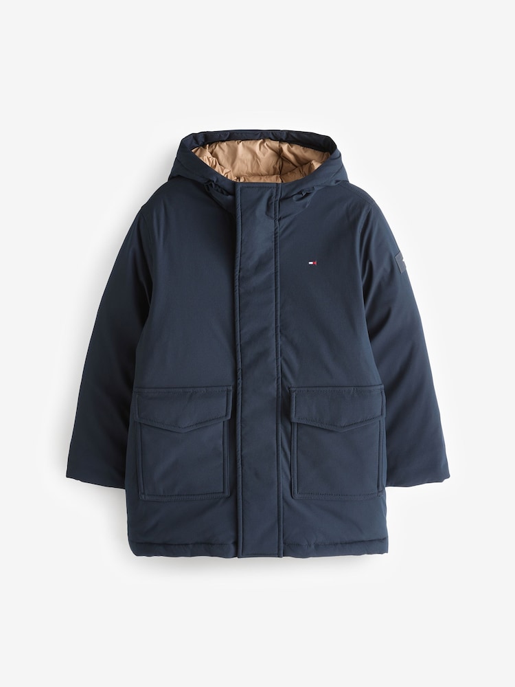 Tommy Hilfiger Blue Essential Jacket - Image 5 of 5 Tommy Hilfiger Blue Essential Jacket - Image 5 of 5