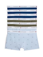 Tommy Hilfiger Blue Signature Essential Print Trunks 2 Pack - Image 2 of 2