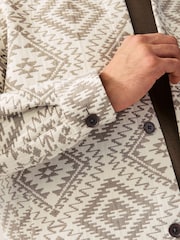 Neutral Print Tapestry Shacket - Image 3 of 9