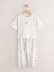 Black/Ecru Joggers Pyjamas 2 Pack (3-16yrs) - Image 6 of 11