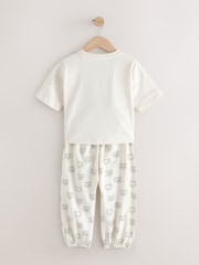 Black/Ecru Joggers Pyjamas 2 Pack (3-16yrs) - Image 7 of 11
