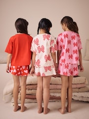 Red/Pink Pyjamas 3 Pack (3-16yrs) - Image 2 of 3