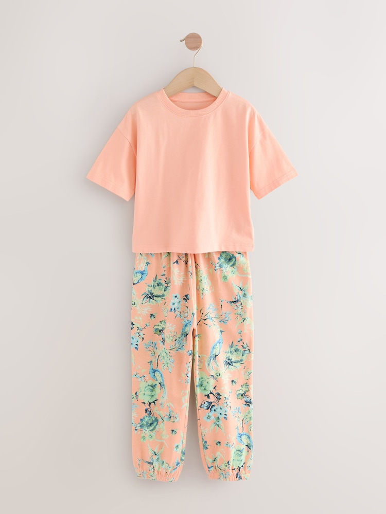 Pink/Blue Jogger Pyjamas 3 Pack (3-16yrs) - Image 7 of 10