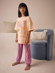 Purple/Orange Jogger Eid Pyjamas 1 Pack (3-16yrs) - Image 1 of 3