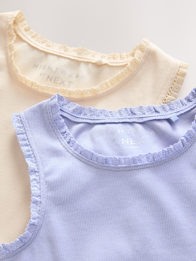 Blue Short Pyjamas 2 Pack (3-16yrs) - Image 2 of 3