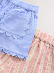 Blue Short Pyjamas 2 Pack (3-16yrs) - Image 3 of 3