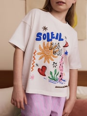 Rosa/azul - Pack de 2 pijamas cortos (3-16 años) - Imagen 4 de 9