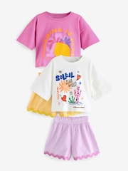 Rosa/azul - Pack de 2 pijamas cortos (3-16 años) - Imagen 5 de 9
