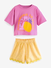 Rosa/azul - Pack de 2 pijamas cortos (3-16 años) - Imagen 6 de 9