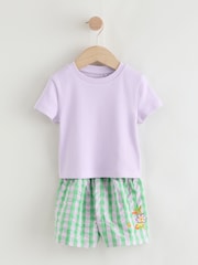 Green/Orange Short Pyjamas 2 Pack (3-16yrs) - Image 2 of 6