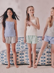 Blue Short Cami Pyjamas 3 Pack (3-16yrs) - Image 2 of 4
