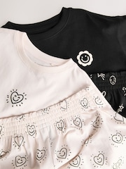 Black/Ecru Short Pyjamas 2 Pack (3-16yrs) - Image 10 of 11
