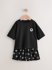Black/Ecru Short Pyjamas 2 Pack (3-16yrs) - Image 9 of 11