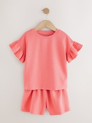 Purple/Orange Short Pyjamas 3 Pack (3-16yrs) - Image 5 of 7