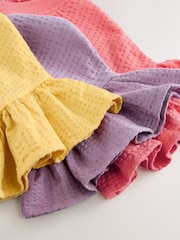 Purple/Orange Short Pyjamas 3 Pack (3-16yrs) - Image 6 of 7