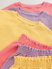 Purple/Orange Short Pyjamas 3 Pack (3-16yrs) - Image 7 of 7