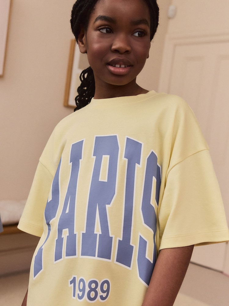 Blue/Yellow Short Pyjamas 2 Pack (3-16yrs) - Image 4 of 10