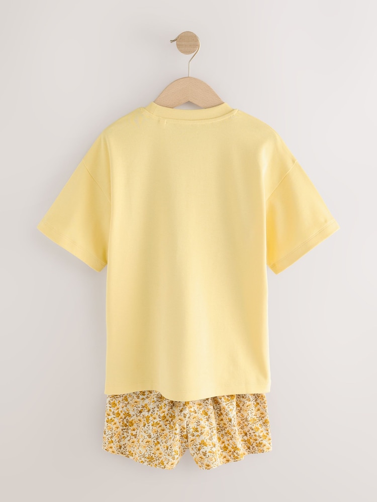 Blue/Yellow Short Pyjamas 2 Pack (3-16yrs) - Image 8 of 10