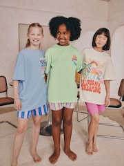 Blue/Green Pyjamas 3 Pack (3-16yrs) - Image 1 of 13