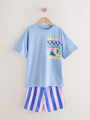 Blue/Green Pyjamas 3 Pack (3-16yrs) - Image 7 of 13