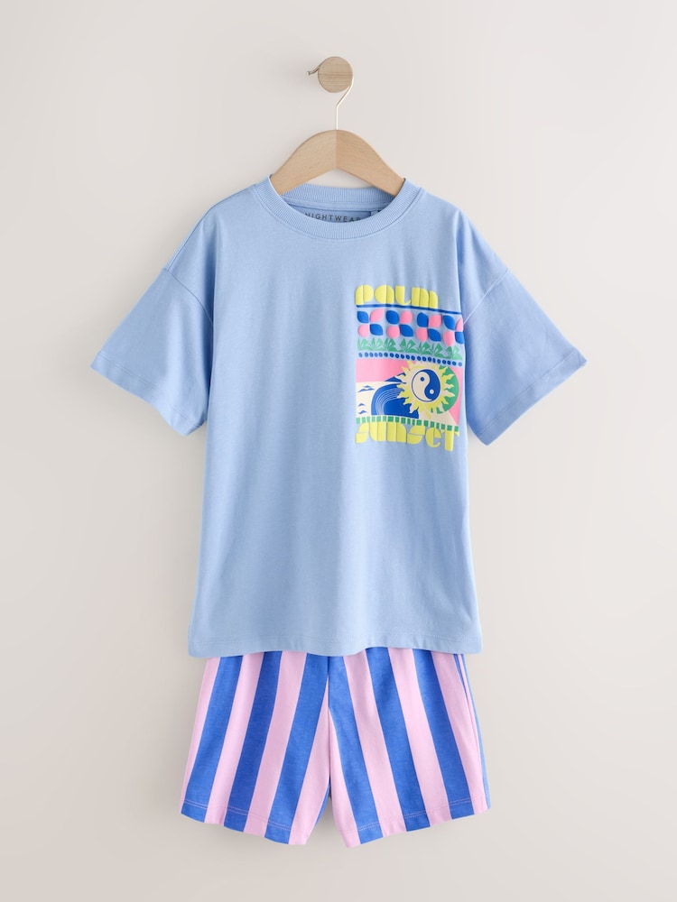 Bleu/vert - Paquet de pyjamas 3 (3-16ans) - Image 7 of 13