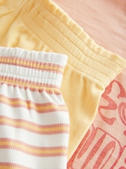 Yellow Short Pyjamas 2 Pack (3-16yrs) - Image 10 of 10