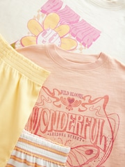 Yellow Short Pyjamas 2 Pack (3-16yrs) - Image 9 of 10