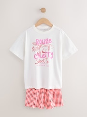Blue/Pink Pyjamas 3 Pack (3-16yrs) - Image 11 of 13