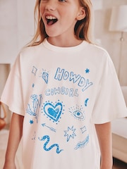 Blue/Pink Pyjamas 3 Pack (3-16yrs) - Image 3 of 13
