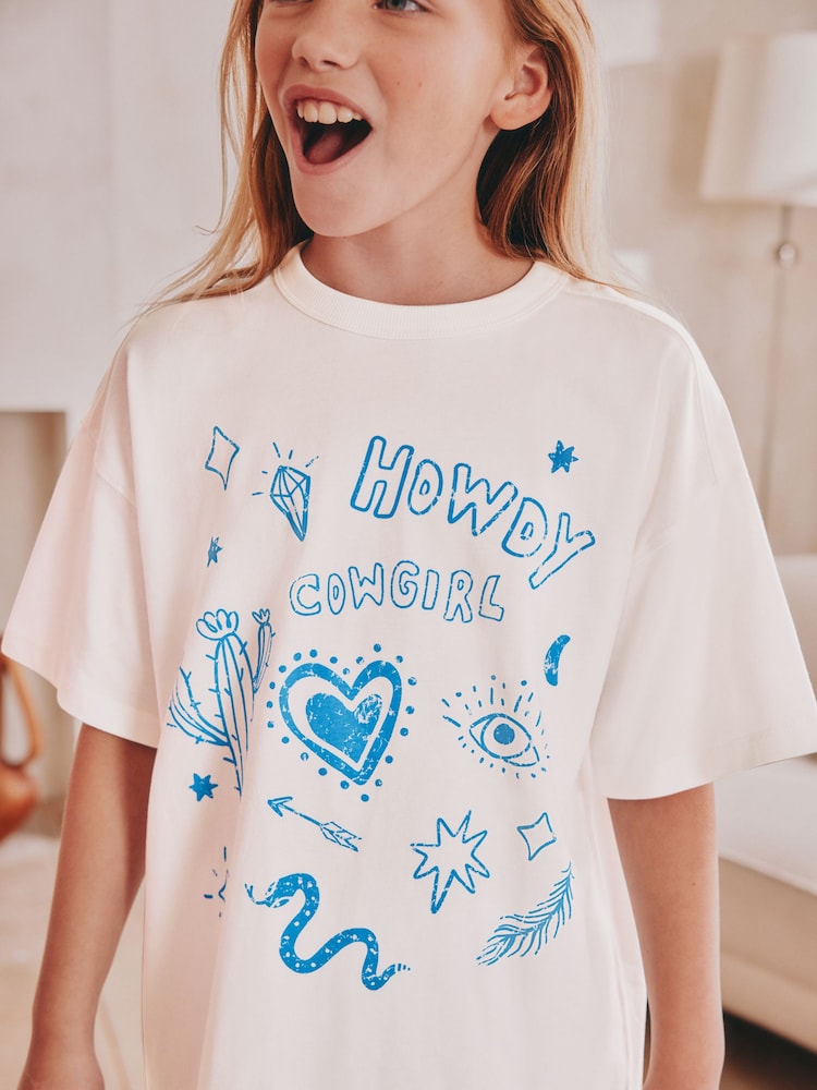 Blue/Pink Pyjamas 3 Pack (3-16yrs) - Image 3 of 13