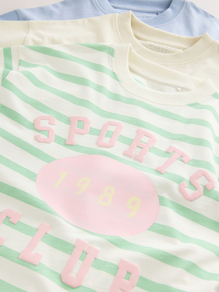 Blau/Ecru - Pyjamas 3er-Pack (3-16 Jahre) - Bild 11 von 11 Blau/Ecru - Pyjamas 3er-Pack (3-16 Jahre) - Bild 11 von 11
