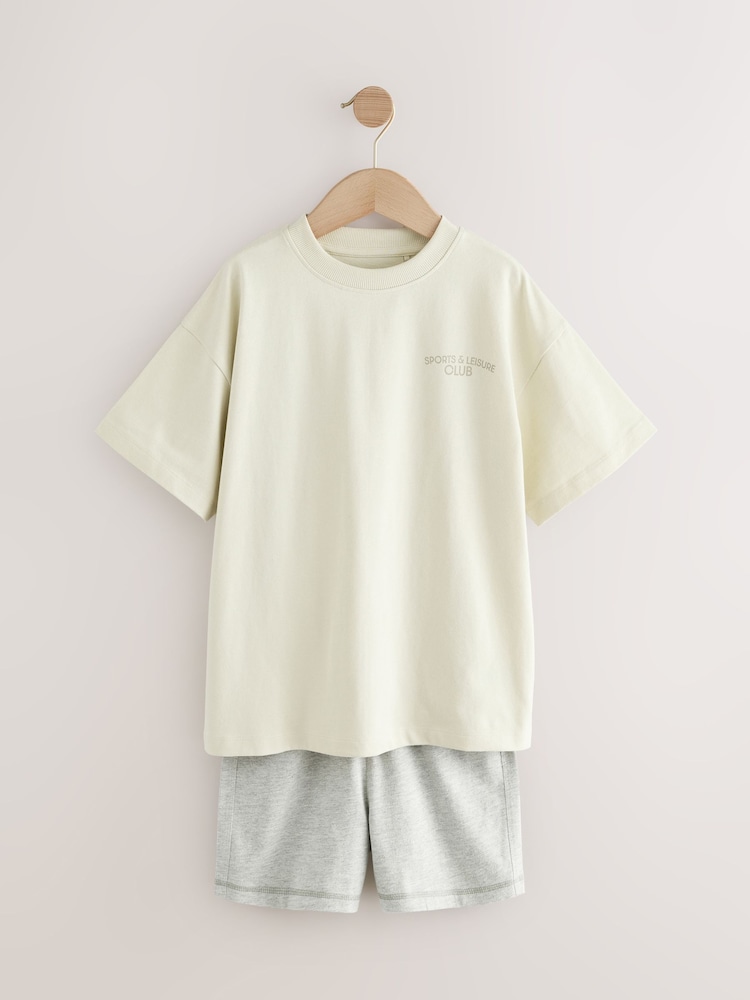 Blue/Ecru Pyjamas 3 Pack (3-16yrs) - Image 7 of 11