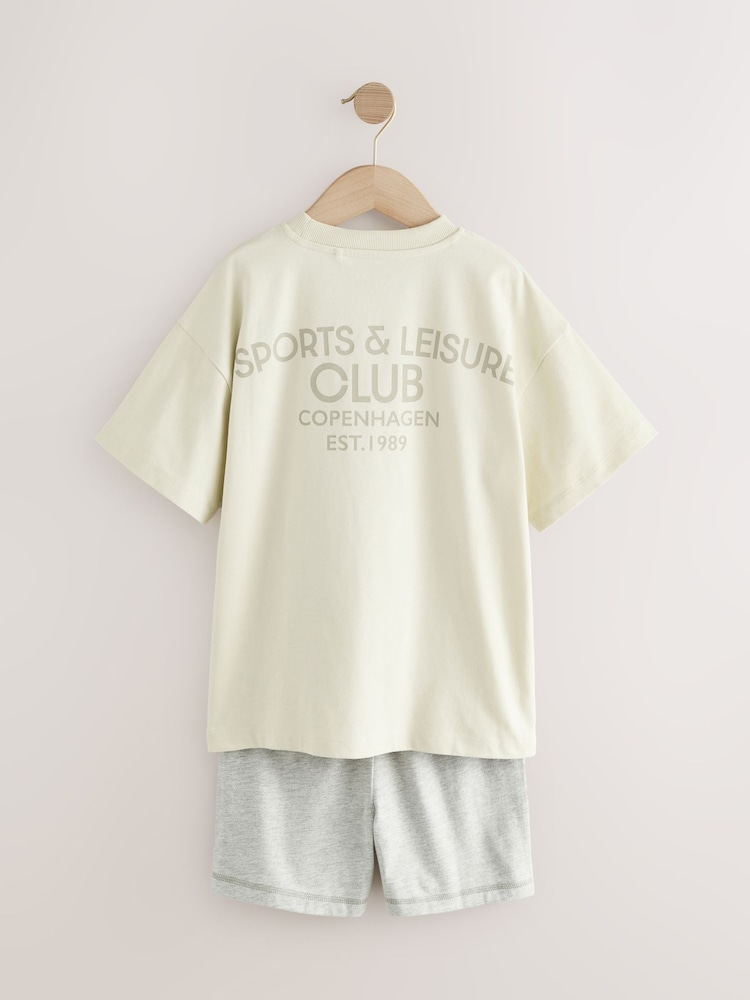 Blue/Ecru Pyjamas 3 Pack (3-16yrs) - Image 8 of 11